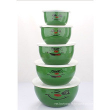 10-18cm 5PCS Enamel Salad Bowl (LFC1138)